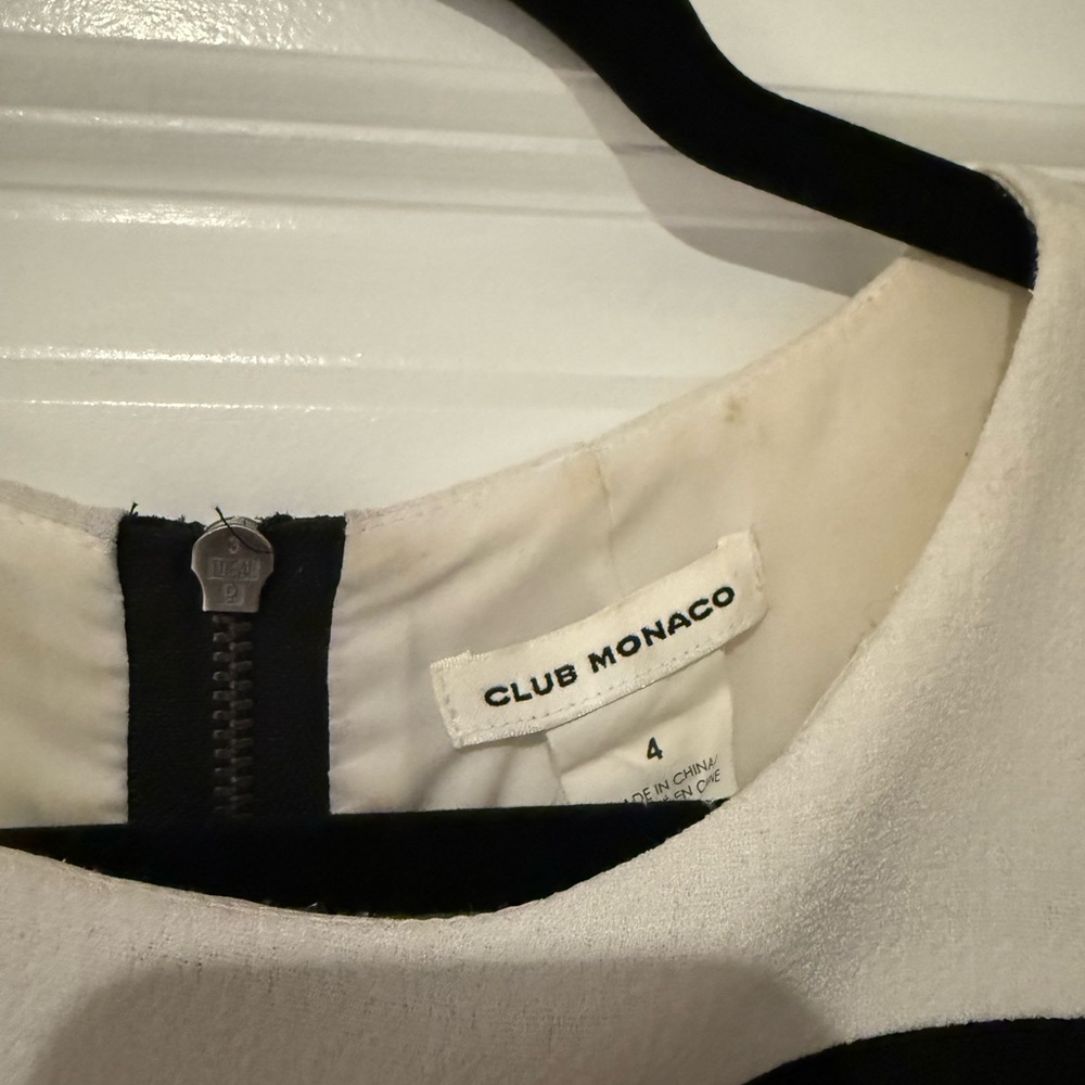 Club Monaco Black and White Dress - Picture 3 of 4